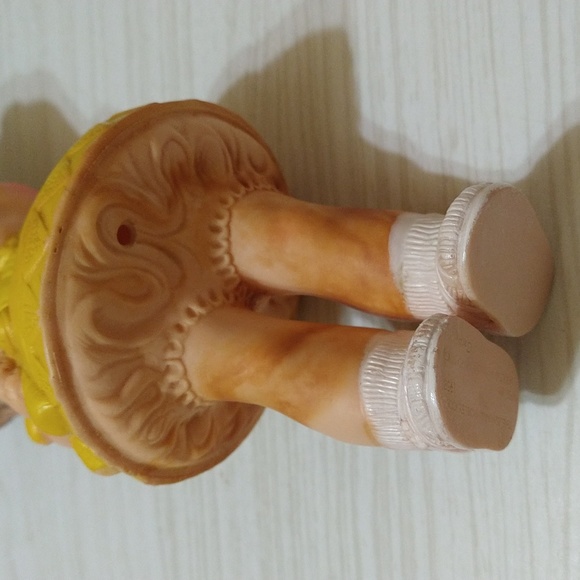 Vintage 1958 Edward Mobley Girl Rubber Doll Squeak Toy Arrow Plastic 8" - Picture 5 of 8